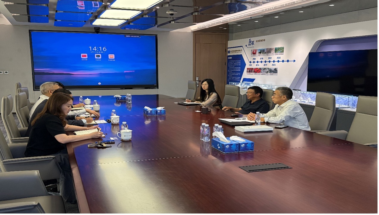 中非发展基金副总裁余焯锐一行到访leyu平台资源总部